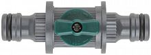 Переходник с запорным клапаном пластик. FIT 77424