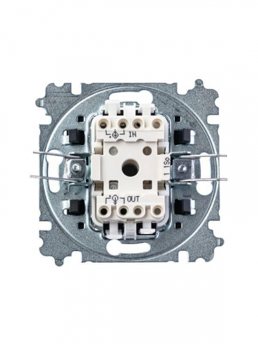 Выключатель 1-кл. СП Levit IP20 серебр./дым. черн. ABB 2CHH590145A6070 фото 4