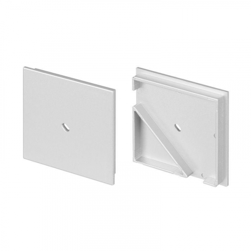 Заглушка KANT-H55 SQUARE с отверстием пластик (комплект) Arlight 044617