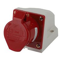 Розетка стационарная наружная 114 3Р+РЕ 16А 380В IP44 R(OUT)-16-3P-PE-IP44 ЭРА Б0032875