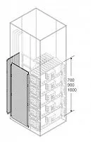 Перегородка боковая H=1000мм D=500мм ABB 1STQ008522A0000