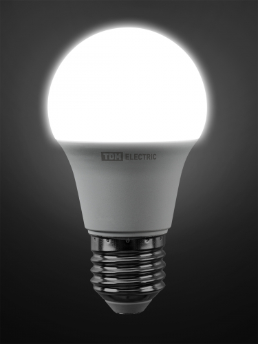 Лампа светодиодная А60 10 Вт, 230 В, 4000 К, E27 TDM фото 3