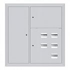 Щит этажный 5кв. слаботочка слева (1000х950х160) Basic EKF mb28-v-5z