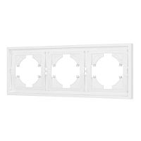 Рамка 3-м FRM-TENDO-PL-3-WH пластик. бел. Arlight 053843