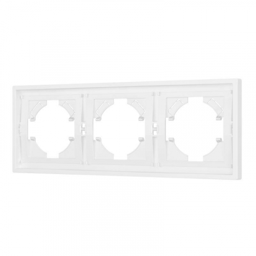 Рамка 3-м FRM-TENDO-PL-3-WH пластик. бел. Arlight 053843