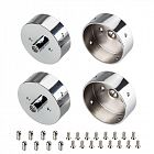 Заглушка WPH-FLEX-D40-360deg с отверстием металл (комплект) Arlight 045906