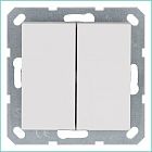 Переключатель перекрестный 1-кл. 10А IP20 механизм бел. глянцевый Jasmart G3013W