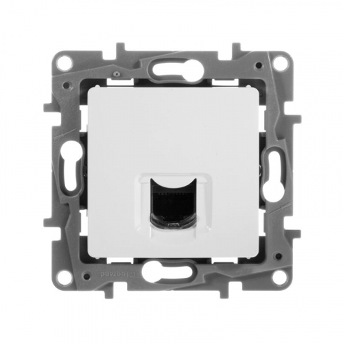 Розетка компьютерная СП Etika RJ45 кат.6 UTP бел. IEK 672253 фото 3