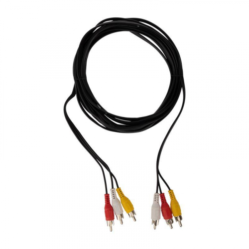 Шнур 3х3 RCA 5м REXANT 17-0205 фото 3