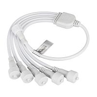 Коннектор питания ARD-CLASSIC-SYNC-RGB White (230В 5 ports) (Ardecoled закр.) Arlight 031805