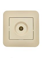 Розетка телевизионная проходная TV СП ASTI IP20 в сборе крем. LEZARD 7081-0303-129