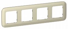 Рамка 4-м СП FLITE РУ-4-А-ФлШ шампань IEK FI-M42-31-20-K37