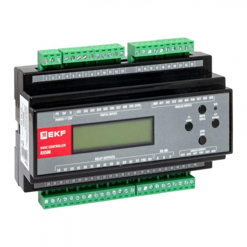 Контроллер конфигурируемый для систем вентиляции EKF RX500-V фото 7
