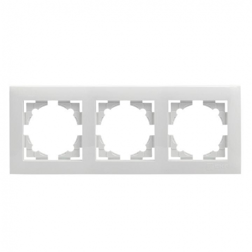 Рамка 3-м Валенсия бел. PROxima EKF EWM-G-303-10 фото 4