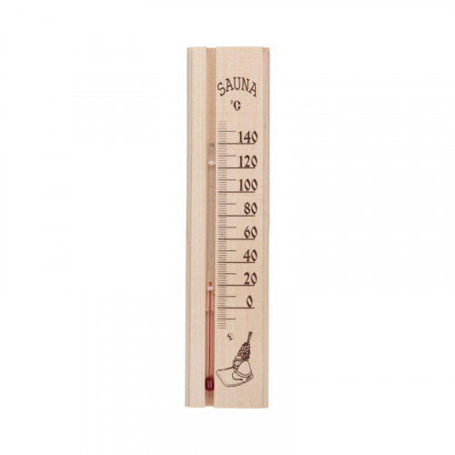 Термометр для сауны основание - дерево 60х300мм Rexant 70-0506 фото 2