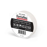 Изолента ПВХ 15х0.13х20 бел. Fortisflex 90804
