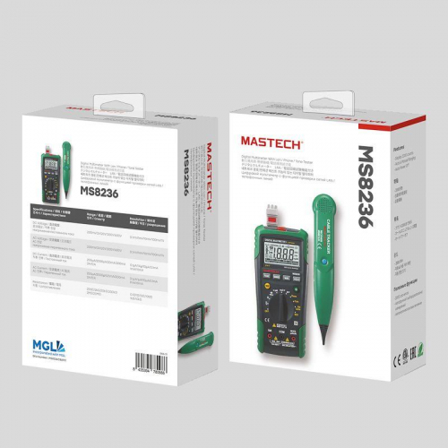 Мультиметр-трассоискатель профессиональный MS8236 Mastech 13-1223 фото 10