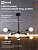 Светильник LOFT SPUTNIK-8E27-BL 8хE27 потолочн. под лампу; черн. IN HOME 4690612062709