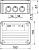 Коробка распределительная 136х102х57мм IP66 T100 вводы d25х10 черн. OBO 2007468