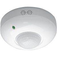 Датчик движения и освещенности SEN5/LX20B 1200Вт 6м 120град. (горизонт.) 360град. (вертикал.) бел. FERON 22006