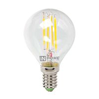 Лампа светодиодная LED-шар-deco 5Вт шар 3000К тепл. бел. E14 450лм 230В ASD 4690612007687