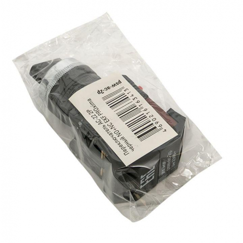 Переключатель  АС-22 2P черн. NO+NC PROxima EKF psw-ac-2p фото 2