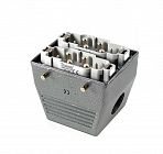 Вилка боковой ввод 12 полюсов 2х(4х80А+2х16А) EMAS EBM812FU10