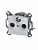 Розетка TV-R-SAT Levit единственная сер. ABB 2CHH083303A6016