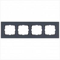 Рамка 4-м G-Glass стекло маренго Jasmart G1004GC