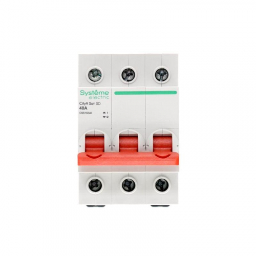 Выключатель нагрузки 3п 40А 400В City9 Set SE C9S16340 фото 2
