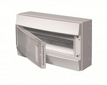 Бокс настенный Mistral65 18М непрозр. дверь с клемм. ABB 1SLM006502A1103