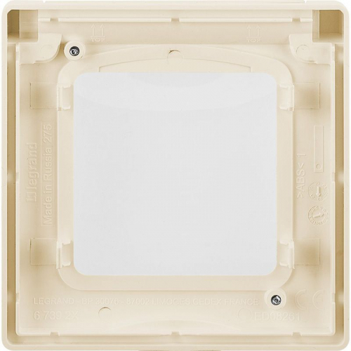 Рамка 1-м Inspiria IP44 с крышкой сл. кость IEK 673921 фото 3