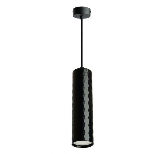 Светильник ML1888 35Вт GU10 230В MR16 D55хH200 потолочн. на подвесе черн. FERON 48670