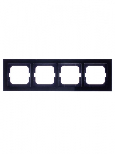 Рамка 4-м Axcent черн. ABB 2CKA001754A4412 фото 4