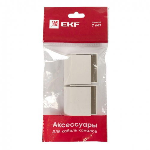 Заглушка 40х16 бел. Plast PROxima (уп.4шт) EKF ecw-40-16x4 фото 7