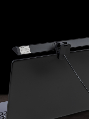 Светильник светодиодный на монитор СН-200, 5 Вт, авт. сенс-димм, 3000-6000 К, USB, черный, TDM фото 6
