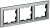 Рамка 3-м BRITE РУ-3-БрС сталь IEK BR-M32-K46