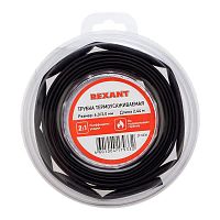 Трубка термоусадочная ТУТ нг 6.0/3.0 черн. ролик 2.44м Rexant 29-0036