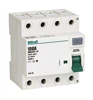 Выключатель дифференциального тока (УЗО) 4п 100А 300мА тип AC 6кА УЗО-03 SchE 14097DEK