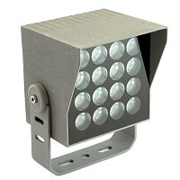 Прожектор светодиодный LL-897 25Вт IP66 AC 220-240В 115х115х190мм квадрат зел. FERON 51704