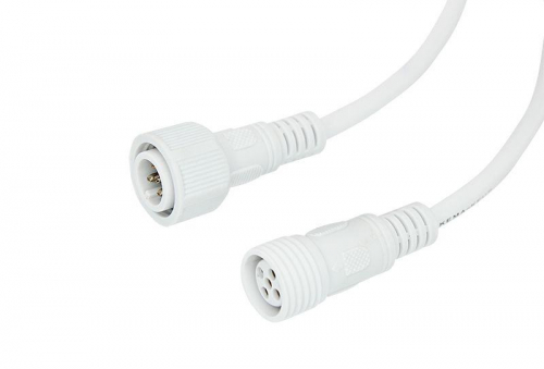 Кабель соединительный (5pin) герметичный (IP67) 5х0.5кв.мм 300В бел. Rexant 11-9450 фото 3