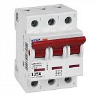 Выключатель нагрузки модульный 3п 125А OptiDin BM63PL-3125-УХЛ3 (ВМ63PL) КЭАЗ 328173