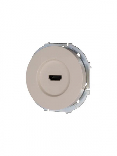 Розетка HDMI 1-м СП OSEN механизм сл. кость LEZARD 743-9088-203 фото 2
