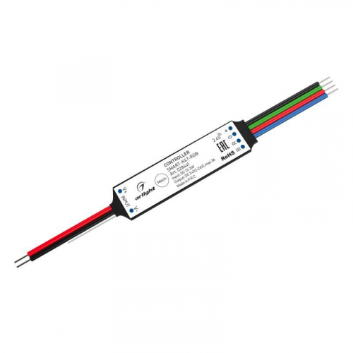 Контроллер SMART-K47-RGB (12-24В 3х1А 2.4G) (IP20 пластик) Arlight 028441