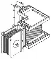 Секция угловая лев. 3200А Al 3L+N+PER IP55 тран. IEK LB-3200A4-35-F-LL