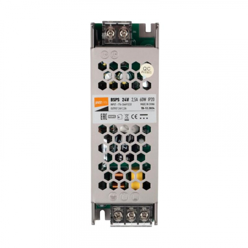 Блок питания для светодиод. ленты BSPS 60Вт 2.5А 24В IP20 метал. Pro JazzWay 5015500