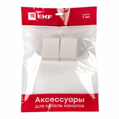 Соединитель на стык 60х40 бел. Plast PROxima (уп.4шт) EKF conw-60-40x4 фото 7