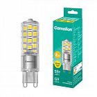 Лампа светодиодная LED5-G9-NF/830/G9 5Вт капсульная прозрачная 3000К тепл. бел. G9 220В Camelion 13704