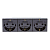Розетка 3-м Viva 16А IP20 черн. DKC 45203