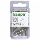 Гильза конечная изолированная НШВИ 0.75/ 8 сер. (уп.25шт) HAUPA 270803/25